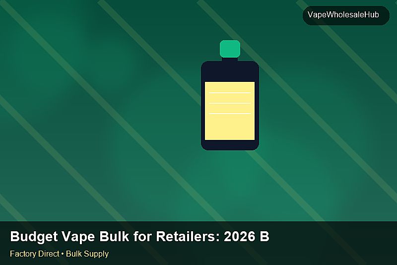 Budget Vape Bulk for Retailers — Budget Vape Bulk for Retailers: 2026 Buyer's Handbook | 2026 Edition photo 2