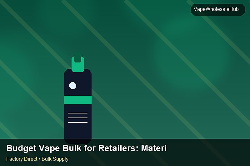 Budget Vape Bulk for Retailers — Budget Vape Bulk for Retailers: Material & Ingredients | 2026 Edition photo 2