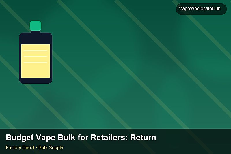 Budget Vape Bulk for Retailers — Budget Vape Bulk for Retailers: Returns & Warranty | 2026 Edition photo 2